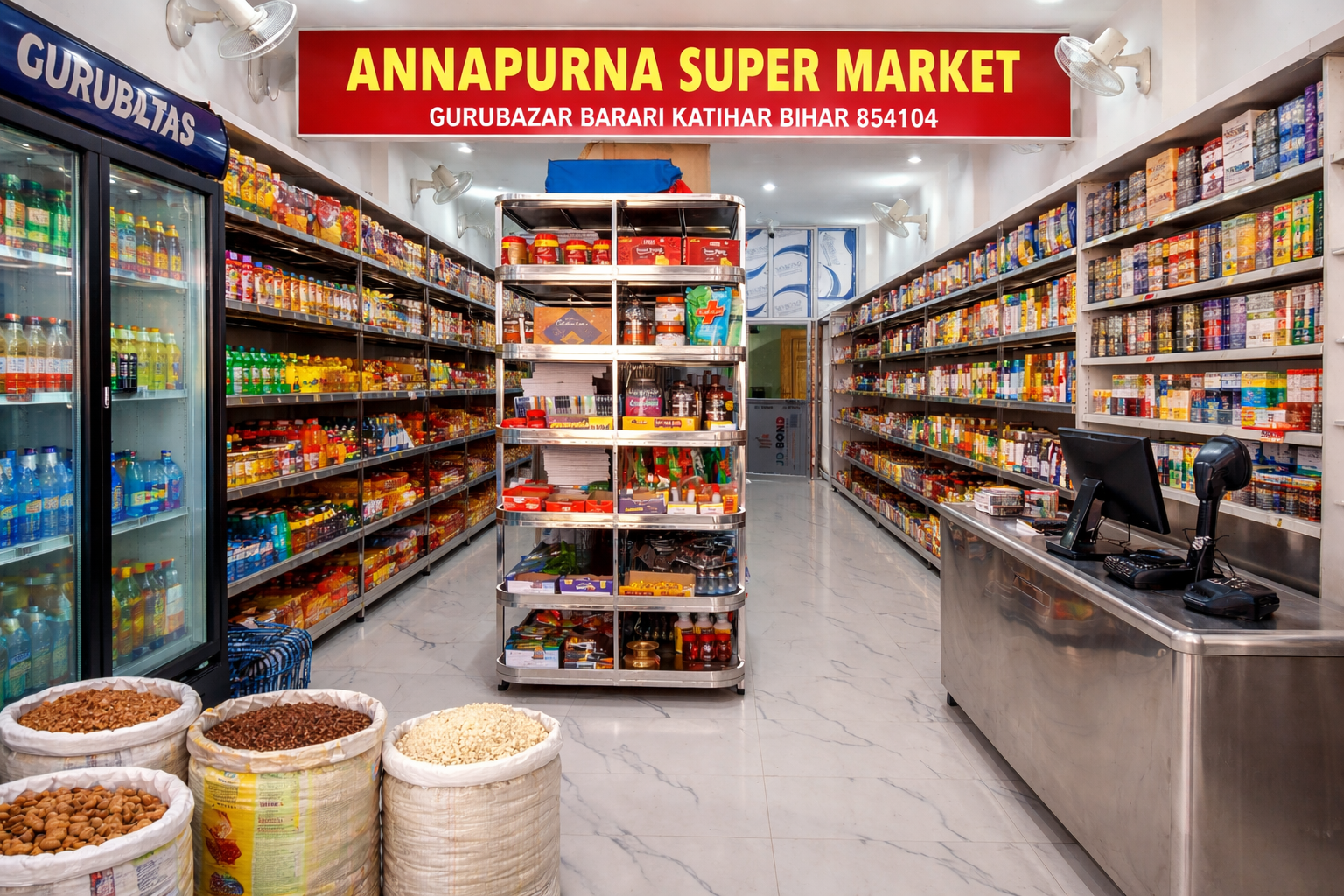 annapurna super market interior view